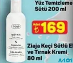 ZİAJA KEÇİ SÜTLÜ EL VE TIRNAK KREMİ 80 ML ZİAJA KEÇİ SÜTLÜ EL VE TIRNAK KREMİ 80 ML